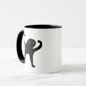 Mug Memes de Chat Maudit Double Face (Devant gauche)