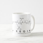 Mug Mémoire de nom de peptide Regina (Devant droit)
