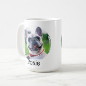 Mug Mémoire de photo d'animal de compagnie Chien Chat (Devant gauche)