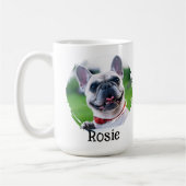 Mug Mémoire de photo d'animal de compagnie Chien Chat (Gauche)
