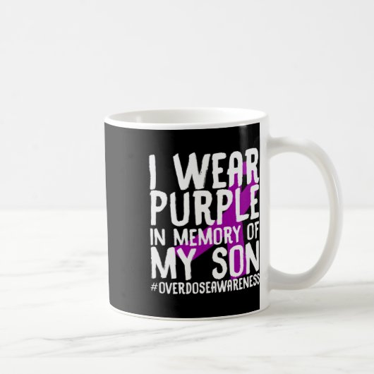 Mug Mémoire De Sensibilisation À La Surdose De La Drog (Droite)