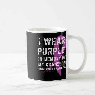 Mug Mémoire de sensibilisation à l'overdose du grand-f