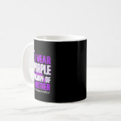 Mug Mémoire violette de conscience de mon frère (Devant gauche)