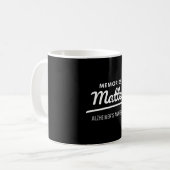 Mug Mémoires sensibilisation alzheimer  (Devant gauche)