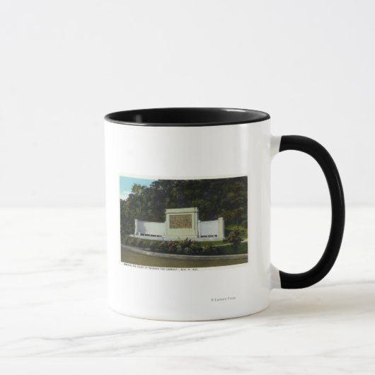 Mug Mémorial Bas relief de la signature compacte (Droite)