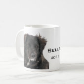 Mug Memorial Black Lab Animaux de compagnie Chien Nom  (Devant gauche)