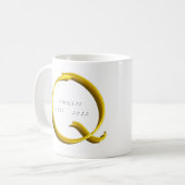 Mug Mémorial commémoratif de la reine Elizabeth II (Devant gauche)