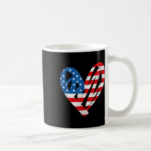 Mug Memorial Day & ; 4 juillet Coeur Partiotique