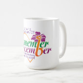 Mug Mémorial de décembre de Newtown (Devant droit)