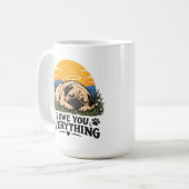 Mug Mémorial de la perte d'un chien (Devant gauche)