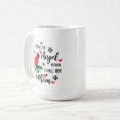 Mug Mémorial de l'ange au ciel (Devant gauche)