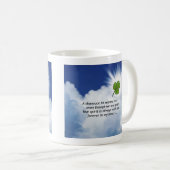 Mug Mémorial de shamrock (Devant droit)