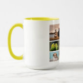 Mug Mémorial des animaux de compagnie coutume 8 photo- (Gauche)