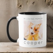 Mug Mémorial des animaux de compagnie en mémoire d'amo