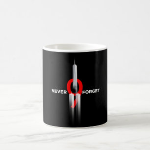 Mug Mémorial Drapeau du 11 Septembre Ne Jamais Oublier