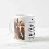 Mug Mémorial du Cheval - Sympathie pour animaux de com (Devant gauche)