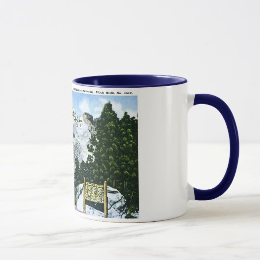 Mug Mémorial du mont Rushmore, le Dakota du Sud (Droite)