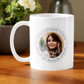 Mug Memorial Love Beyond Words Élégant Photo Chic