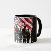 Mug Mémorial Merci pour Votre Service (Devant droit)