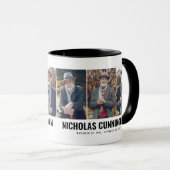 Mug Memorial Modern Trois photos (Devant droit)