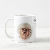 Mug Mémorial Moderne Avant & Après Photo (Gauche)