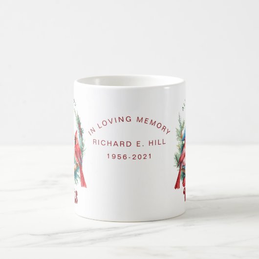 Mug Mémorial Personnalisé Toujours Dans Nos Coeurs (Centre)