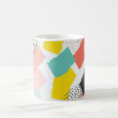 Mug Memphis brosse traits : motif vintage. (Centre)