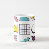 Mug Memphis des années 90 : Eléments de design pop. (Centre)