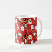 Mug Memphis incomparable géométrique de fantôme pour h (Devant droit)