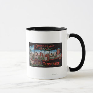 Mug Memphis, Tennessee - Scènes de grandes lettres