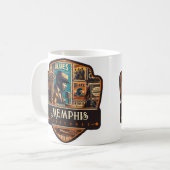 Mug Memphis, Tennessee | Vintage (Devant gauche)
