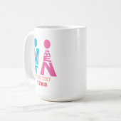 Mug Men and Women Typography Icon Design (Devant gauche)