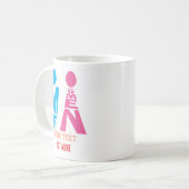 Mug Men and Women Typography Icon Design (Devant gauche)