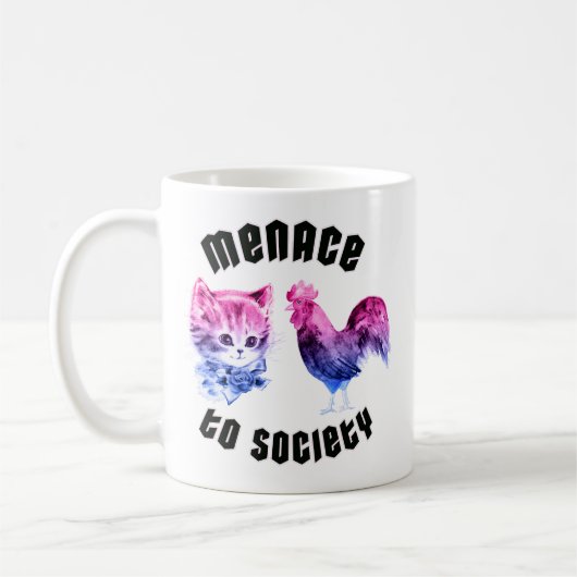 Mug Menace bisexuelle à la société (Gauche)