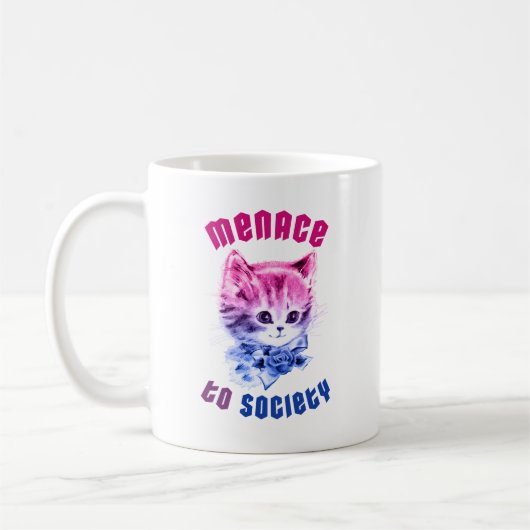 Mug Menace Bisexuelle Kitty (Gauche)