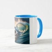 Mug Menacer le requin (Devant droit)