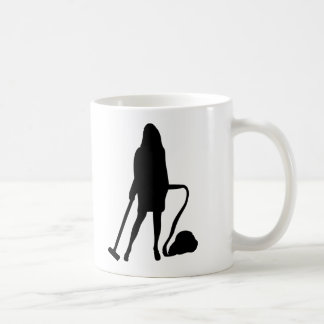 Mug ménagère - aspirateur - nettoyage