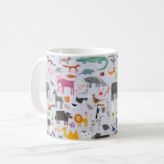 Mug Ménagerie animale (Devant gauche)