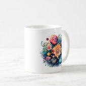 Mug Ménagerie de paix intérieure Mandala - Une fusion (Devant droit)