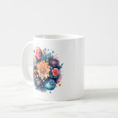 Mug Ménagerie de paix intérieure Mandala - Une fusion (Devant gauche)