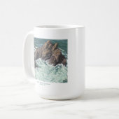 Mug Mendocino California Coast Seascape ; (Devant gauche)
