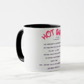 Mug Ménopause Musique Tiré (Devant gauche)