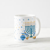 Mug Menorah Hanoukka (Devant droit)