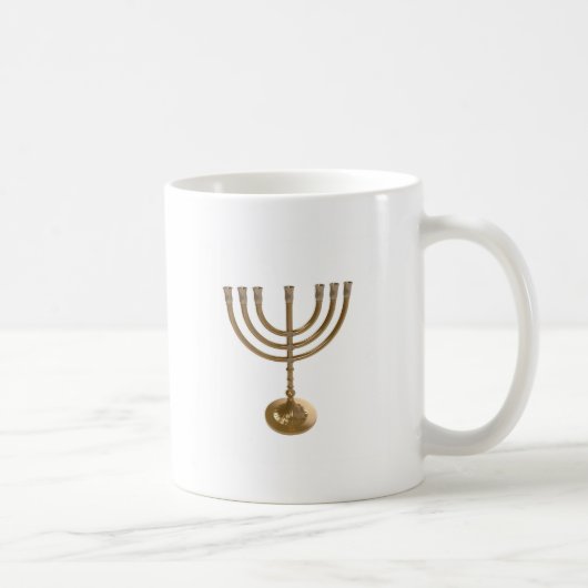 Mug menorah or (Droite)