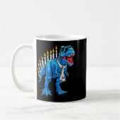 Mug Menorasaurus Hanukkah T Rex Dinosaur Dino Chanukah (Gauche)