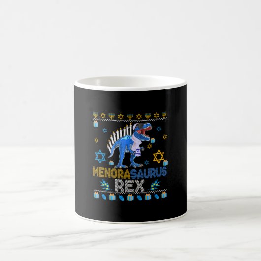 Mug Menorasaurus Rex Hanoukka Menorah juive T-Rex (Centre)