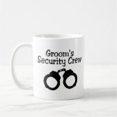 Mug Menottes d'équipage de sécurité de mariés (Gauche)