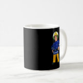 Mug Mens Best Fireman Children Cartographie Sam Don Po (Devant droit)