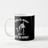 Mug Mens C'Est Ce Qui Vit Sur Père Son Snowboard (Gauche)
