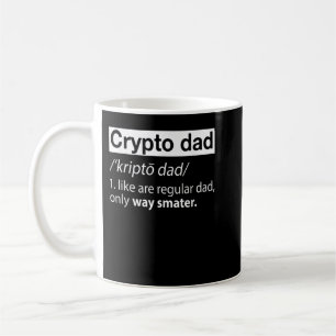 Mug Mens Crypto Papa Comme Un Papa Régulier Cryptomonn